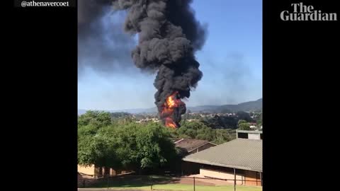 Fuel tanker in Wollongong explodes in fireball