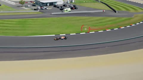 World's Fastest Camera Drone Vs F1 Car