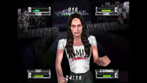 Stephanie McMahon Ring Run - WWF No Mercy - Game Play Only