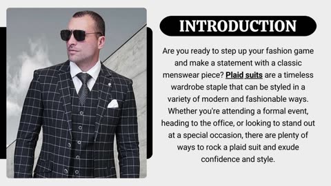 5 Ways to Style Mens Plaid Suits for a Modern Look