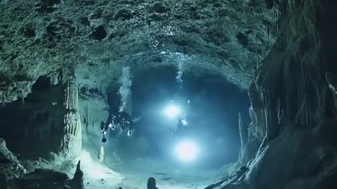 Underwater Caves Are Like Another World