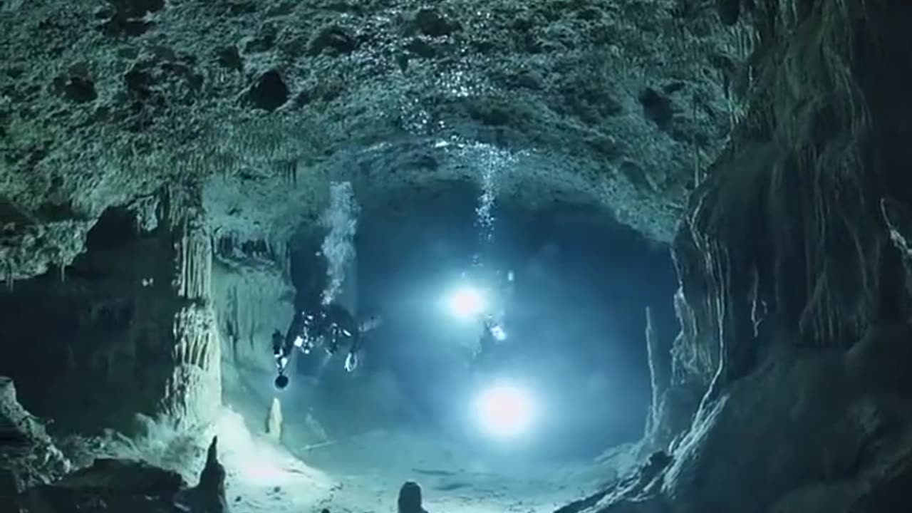 Underwater Caves Are Like Another World