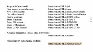 Exam IFM exercise for April 18, 2021