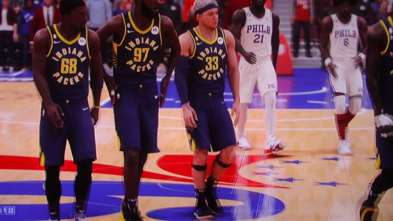 NBA2K: Indiana Pacers vs Philadelphia 76ers (3OT-Dunks-Buzzer Beater)