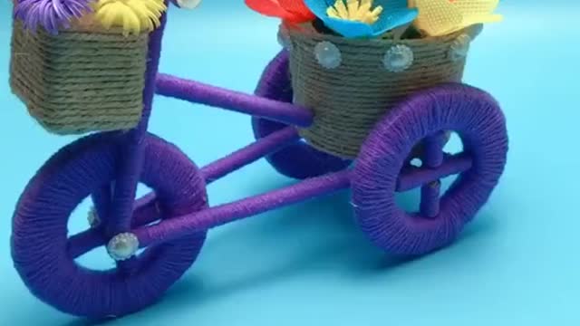 It's cool to make a car out of trash