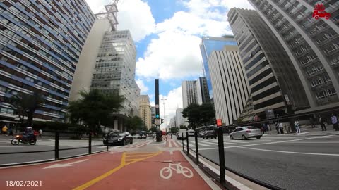 Passeio De Bicicleta Na Avenida Paulista Em 2021