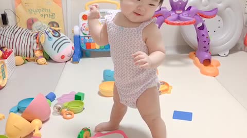 The first time she danced.