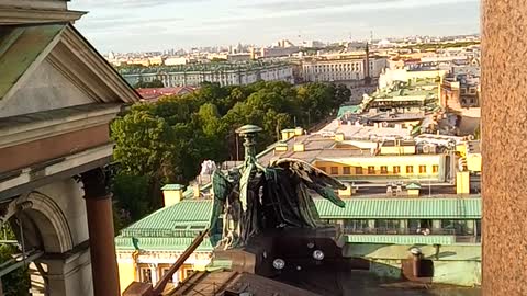 View from the Cathedral in St. Petersburg