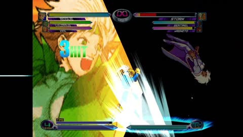 MvC2 Rouge mixup Ken asistencia