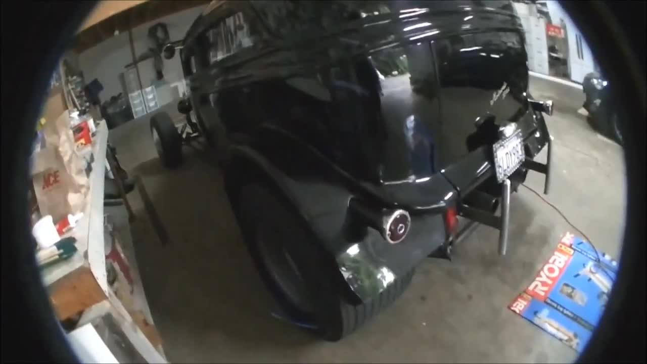 Dave's 34 Hotrod Ford with Darth Vader