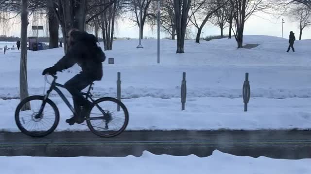 Toronto winter landscape