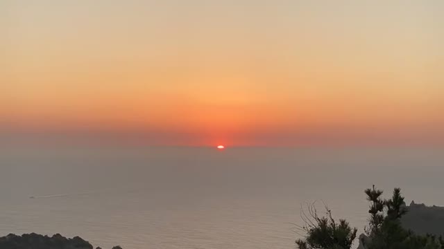 sunrising in jeju