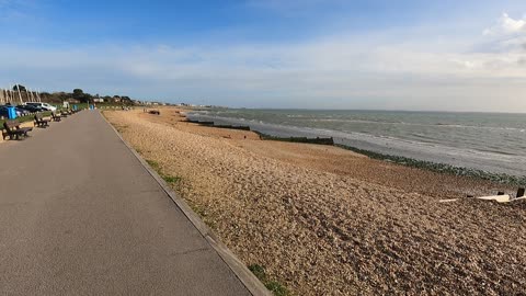 By the sea. Beautiful day