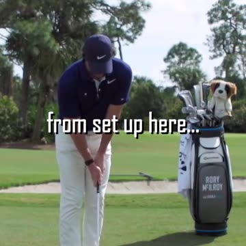 Rory Mcilroy TEACHES Bump & Run Technique #golf #rory #mcilroy #training #drill #technique #swing