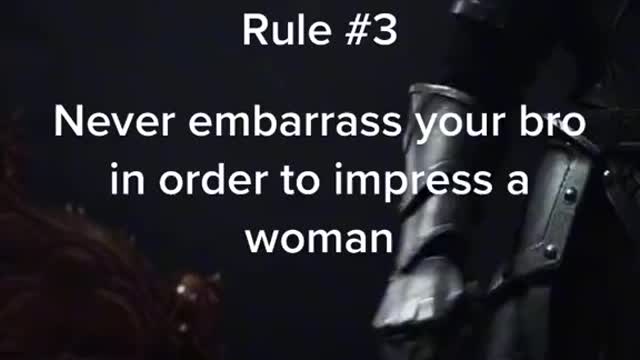 Rule for life #3