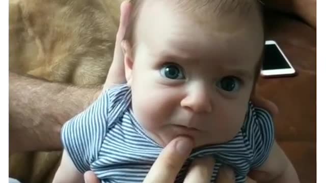 You Can't stop laughing 101% , dad entertainment with little 2 month born son