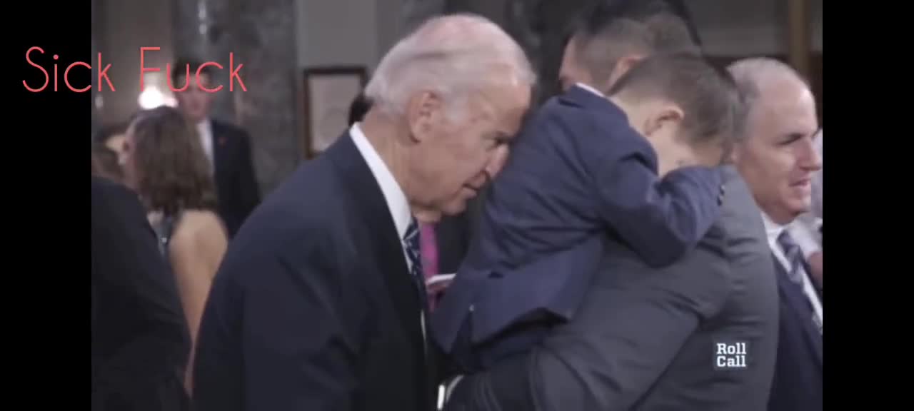 Biden sniffing a young boy!!!