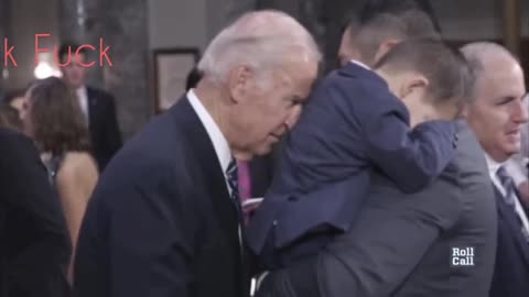 Biden sniffing a young boy!!!