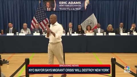 Eric Adams says "Illegal Immigration will DESTROY NYC" - Ep 003