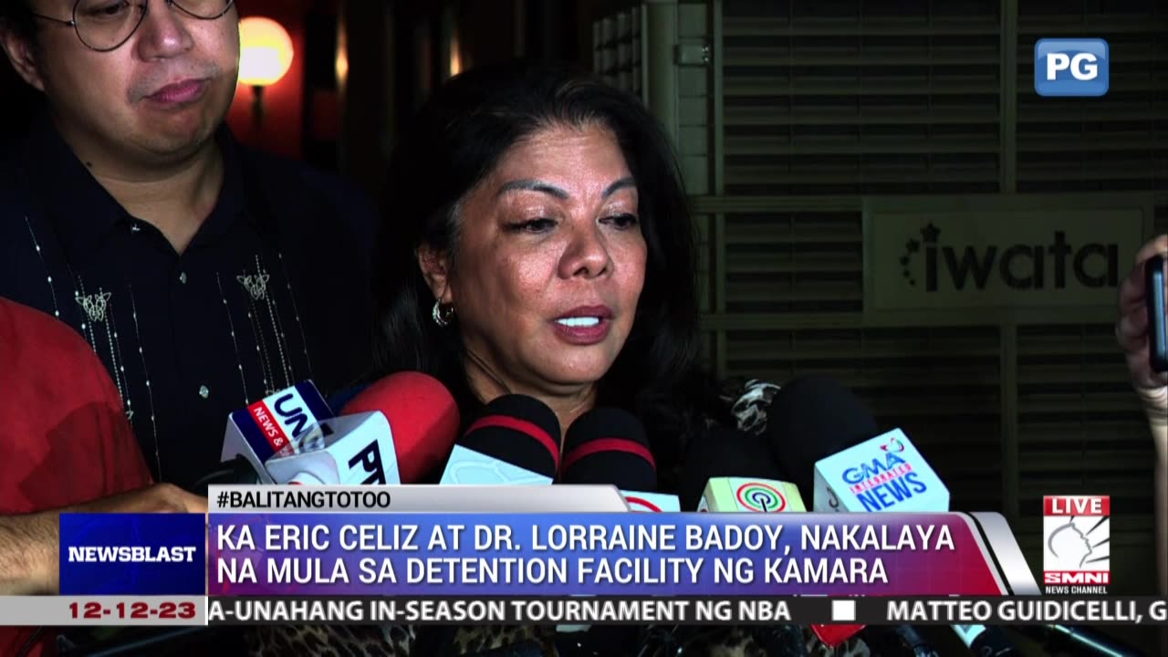 Ka Eric at Dr. Badoy, nakalaya na mula sa detention facility ng Kamara