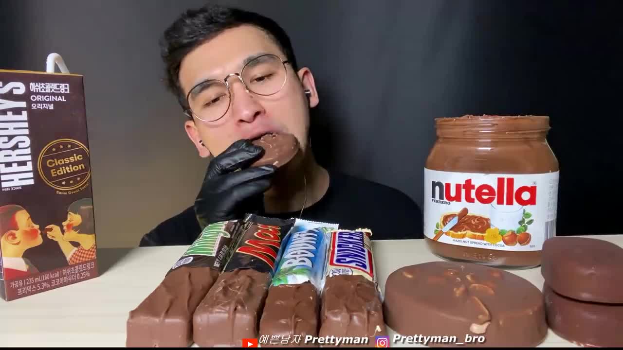 ASMR Eating My Favourite Chocolates, and Desserts Yummy