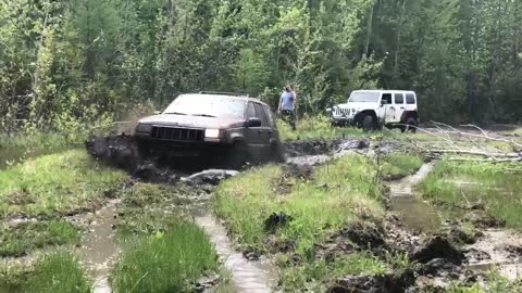 Off-roading In northern Alberta