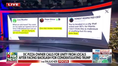 DC pizza shop owner faces backlash after congratulating Trump