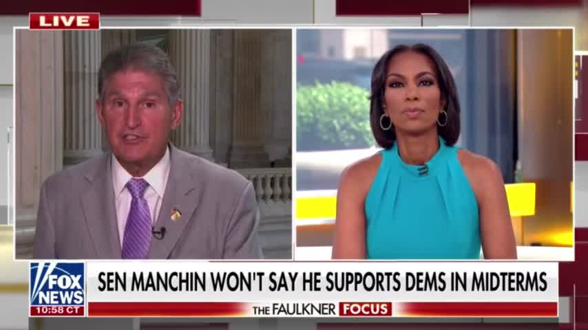 Manchin REFUSES To Support The Dems