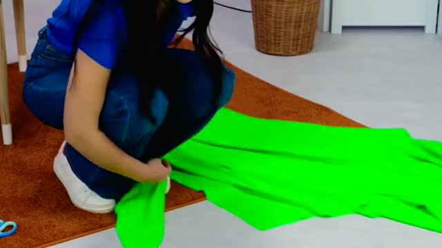 We make an amazing magic dress COOL green screen TikTok IDEAS shorts_1080p