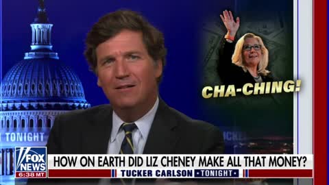 Tucker Carlson questions how Liz Cheney got to be worth so much
