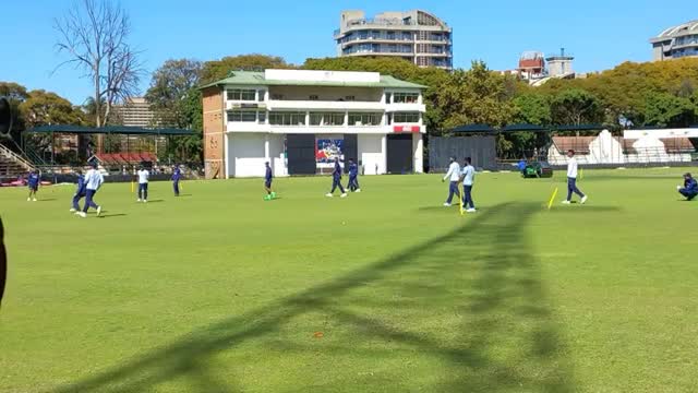 Afif Hossain talks about the tour during practice - ZIMvBAN