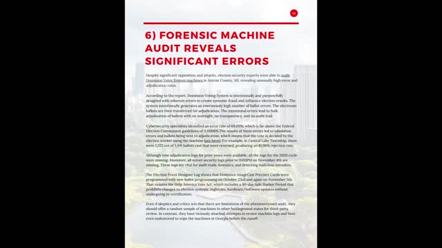 Sidney Powell's Election Fraud Summary Information