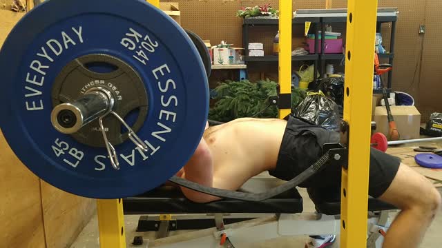 230 x 3 long pause bench called