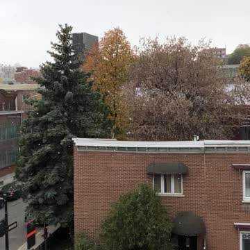 It Is SNOWING In Montreal