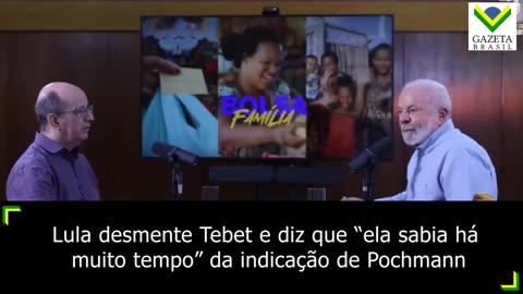 Lula desmente Tebet e assegura que "ela já sabia há muito tempo" sobre a indicação de Pochmann