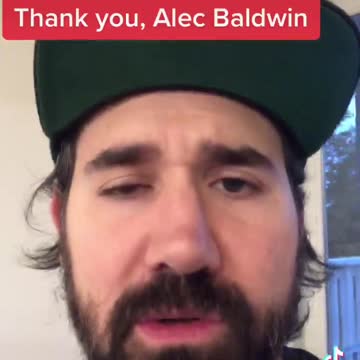 Thank you, Alec Baldwin