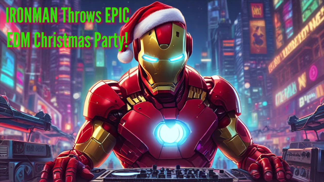 IRONMAN Throws EPIC EDM Christmas Party!