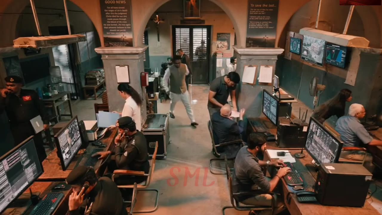 Indian movie fighting scene