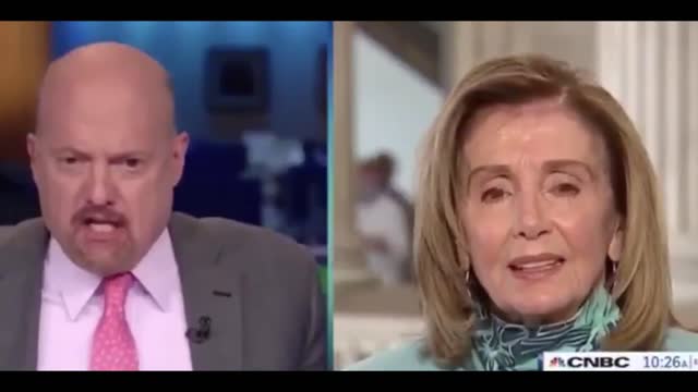 Jim Cramer Calls Nancy Pelosi "Crazy Nancy" On Live Television