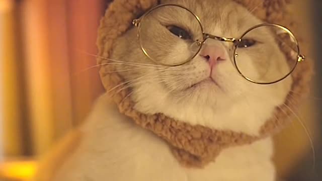 Cute cat, there must be something cute