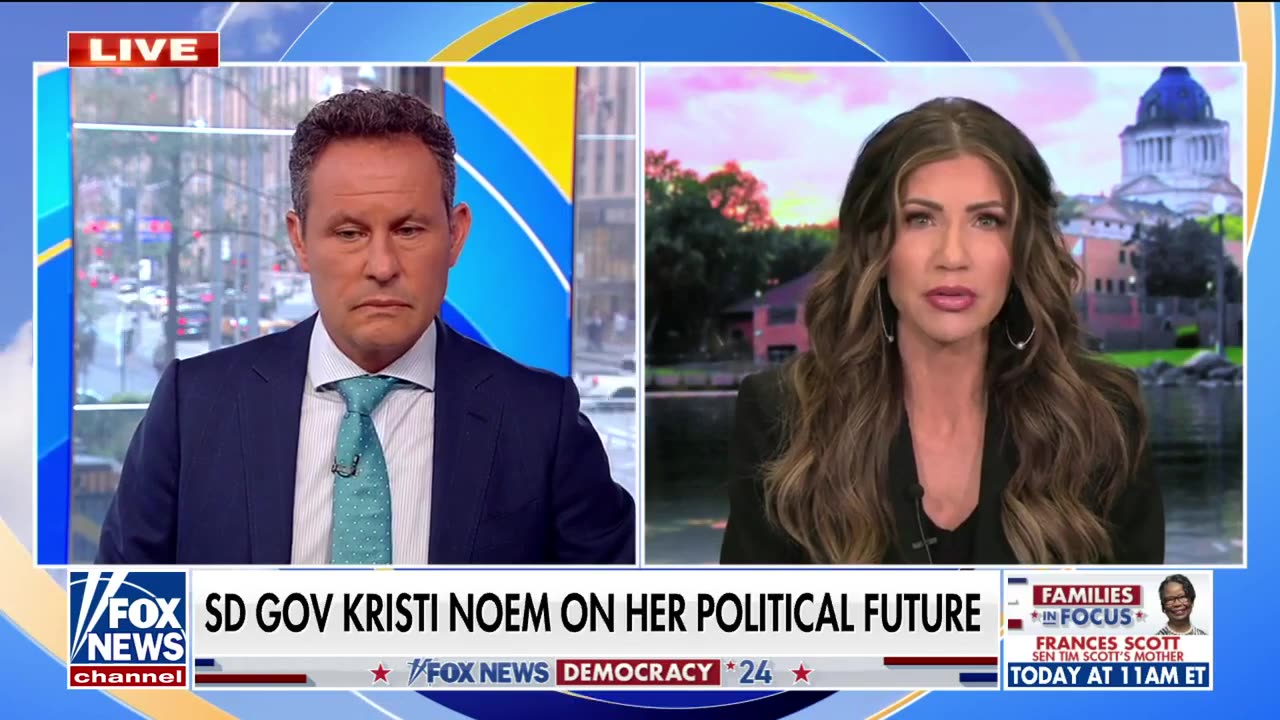 Kristi Noem Fox and friends 9/7/2023