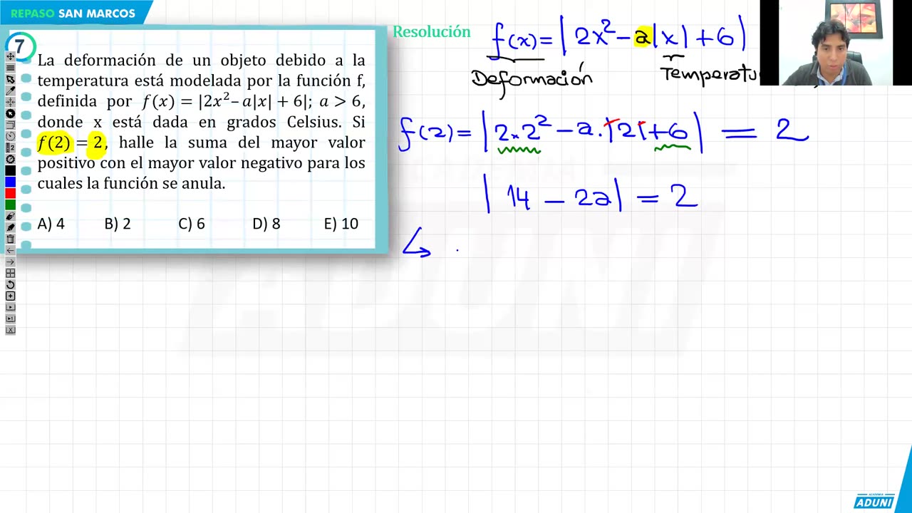 REPASO ADUNI 2024 | Semana 06 | Historia | Lenguaje | Álgebra