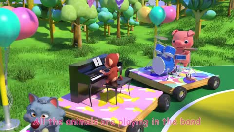 Musical Instruments Song | CoComelon Furry Friends | Animals for Kids