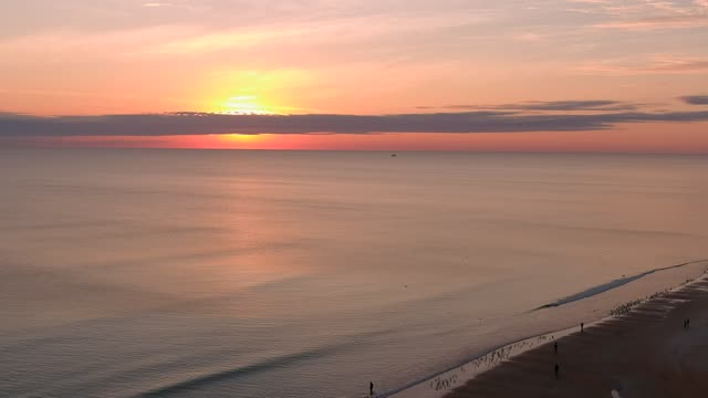 Drones over Daytona catching a DOUBLE Sunrise !!