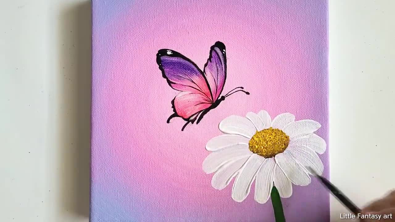 It's gorgeous, the background is spectacular, and the butterflies do a great job!