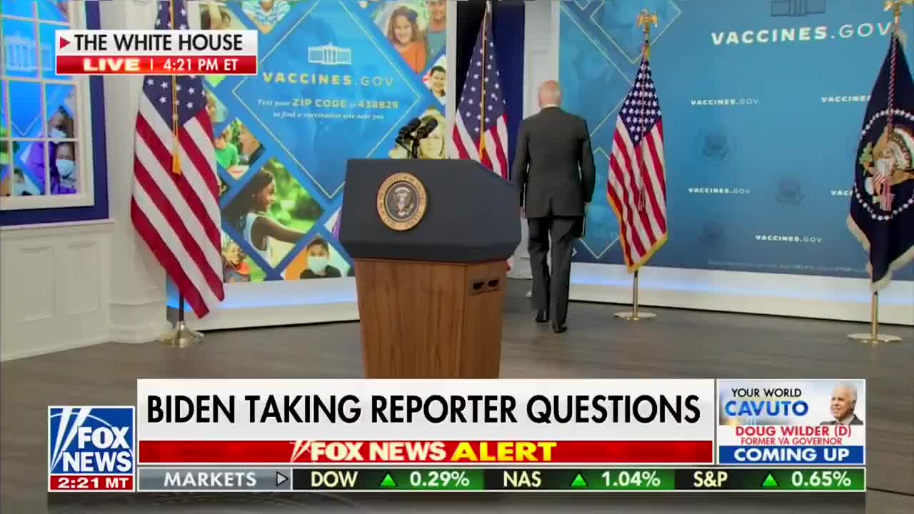 Watch this weird move where Biden comes back to taunt reporters trying to ask him questions