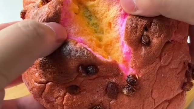 Awesome Rainbow Cake Made by Chef ChangAn！| Easy Homemade Dessert | Cute Cat Video#Shorts