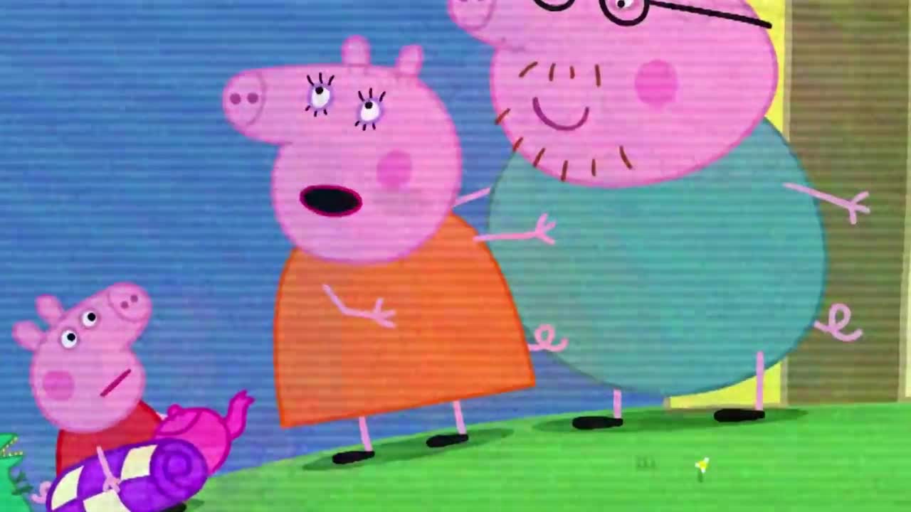 Siren Head SCP Attacked Peppa Pig House During a Thunderstorm