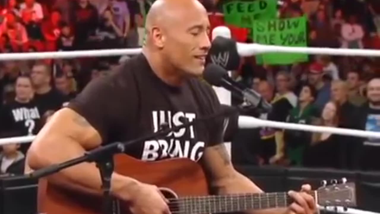 Rock sings Hillary a song