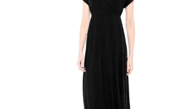 Women Surplice Maxi Dress